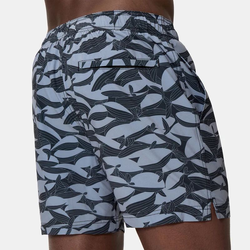 speedo Black Men's Print Redondo Edge Volley Swimming Trunks for Men | Best Price UAE
